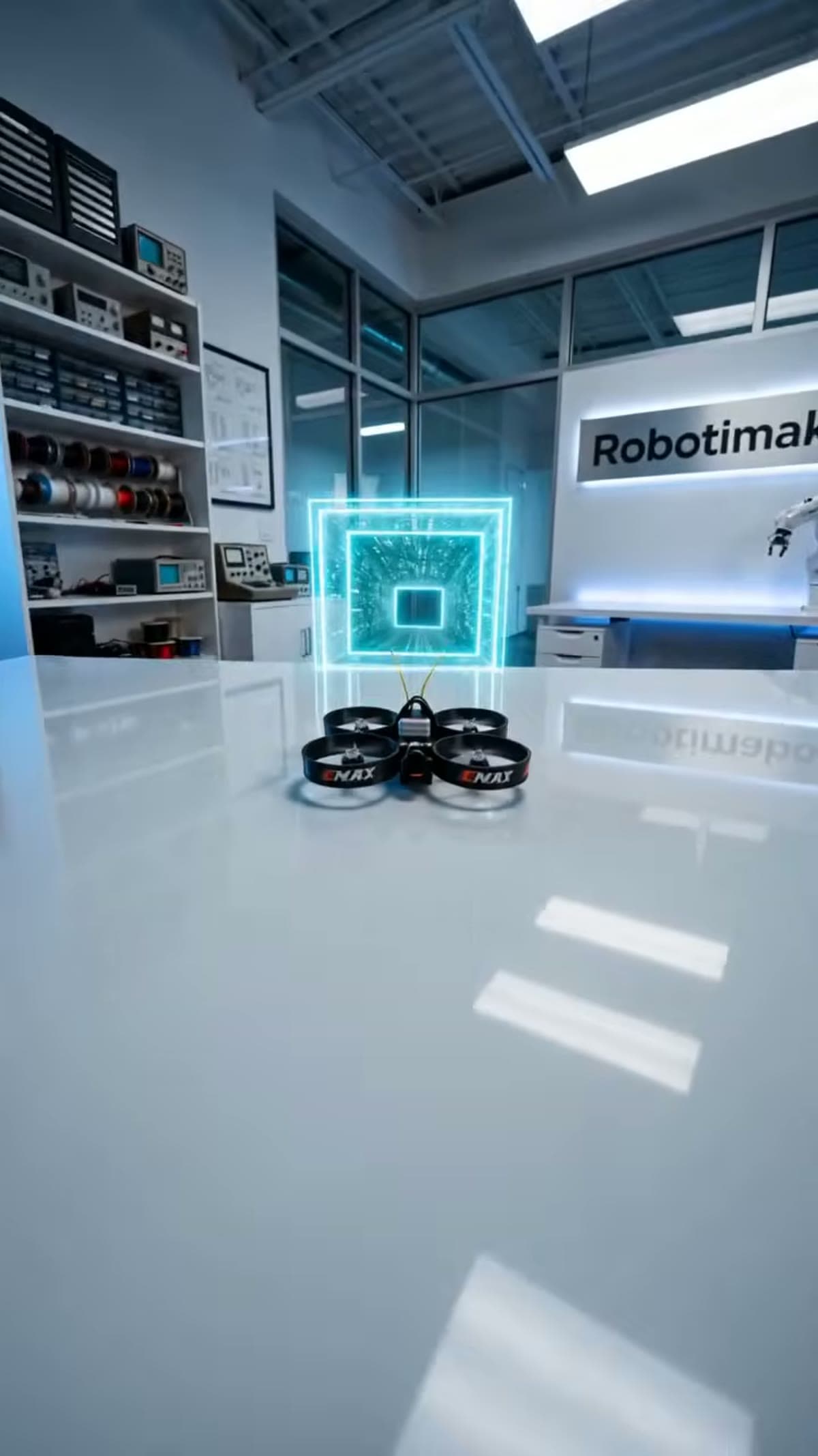 Autonomous Ducted FPV Drone — HD Live Camera, Low-Latency Remote Control | Robo Kits - view 4