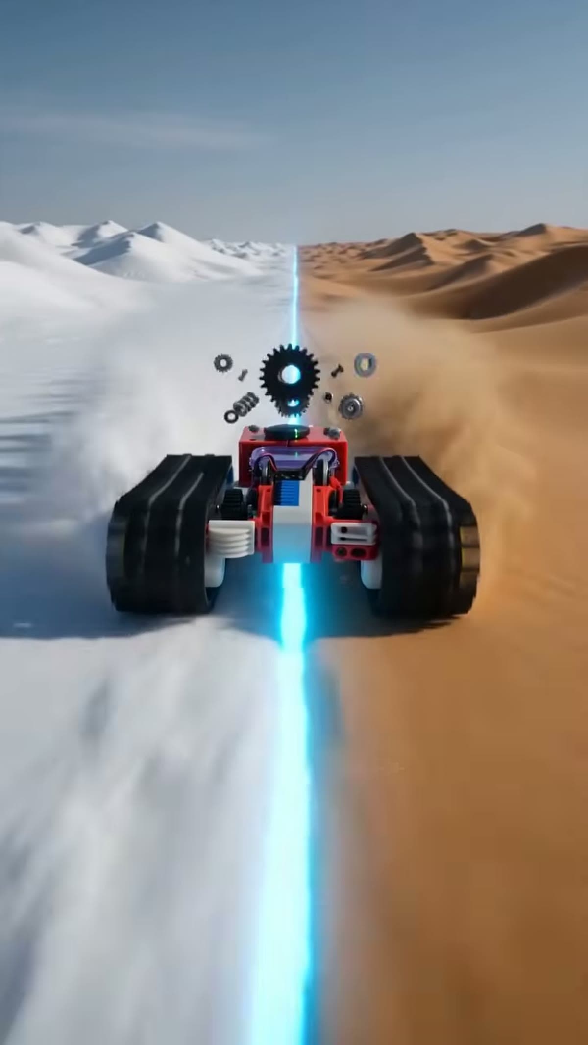 Sand & Snow Super Crawler — All-Terrain AI Rover with Live Camera | Robo Kits - view 3