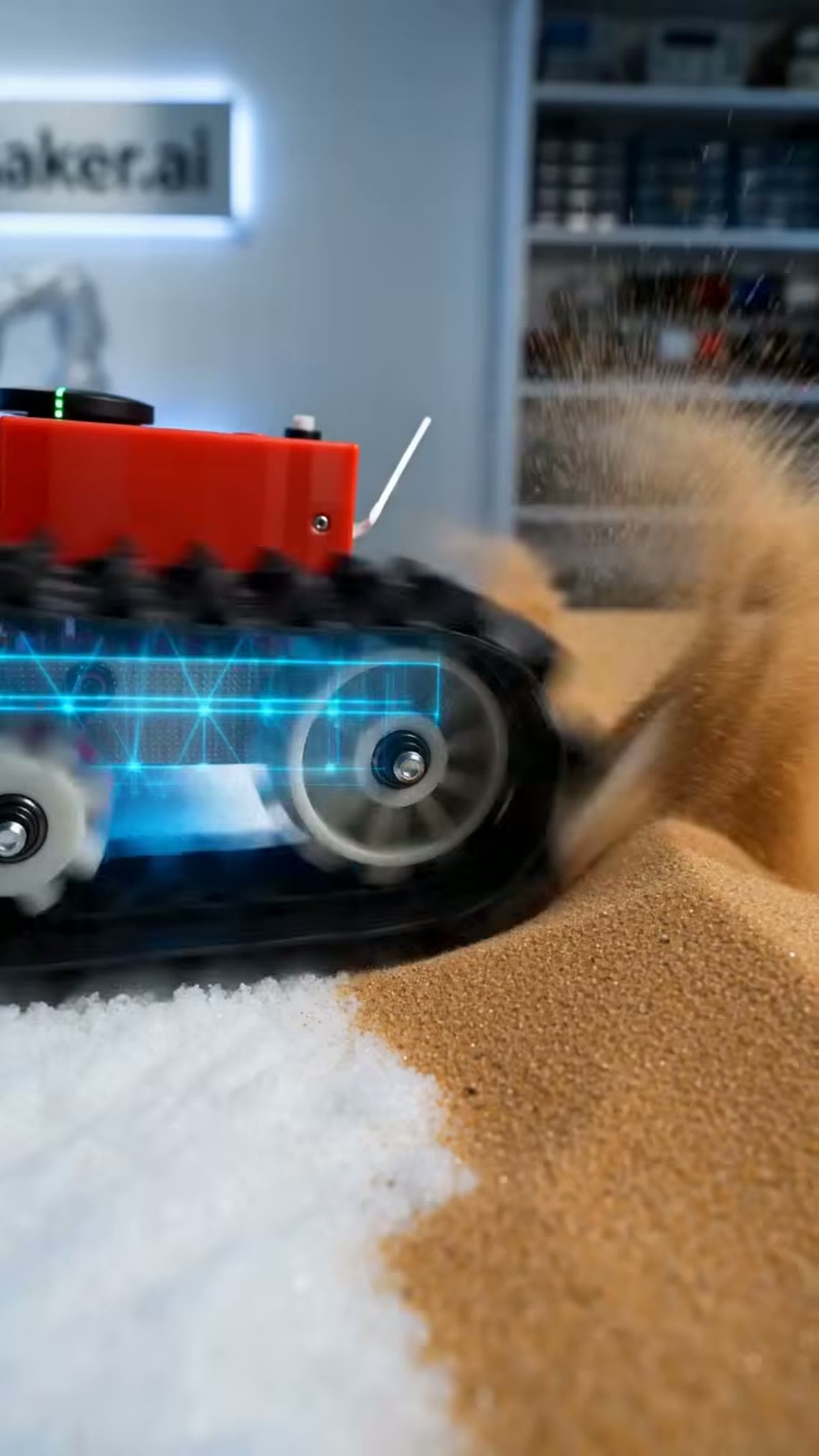 Sand & Snow Super Crawler — All-Terrain AI Rover with Live Camera | Robo Kits - view 2