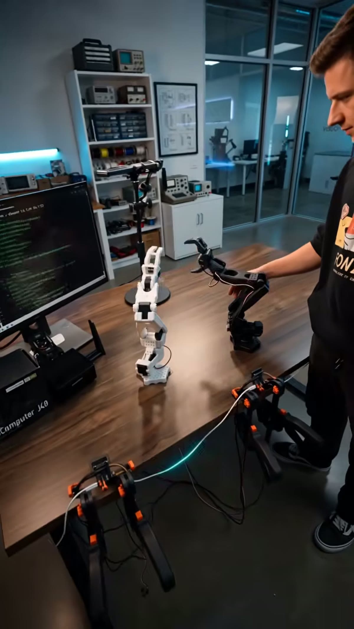 Teleoperated Robot Arm Pair — LeRobot AI Imitation Learning | Robo Kits - view 2