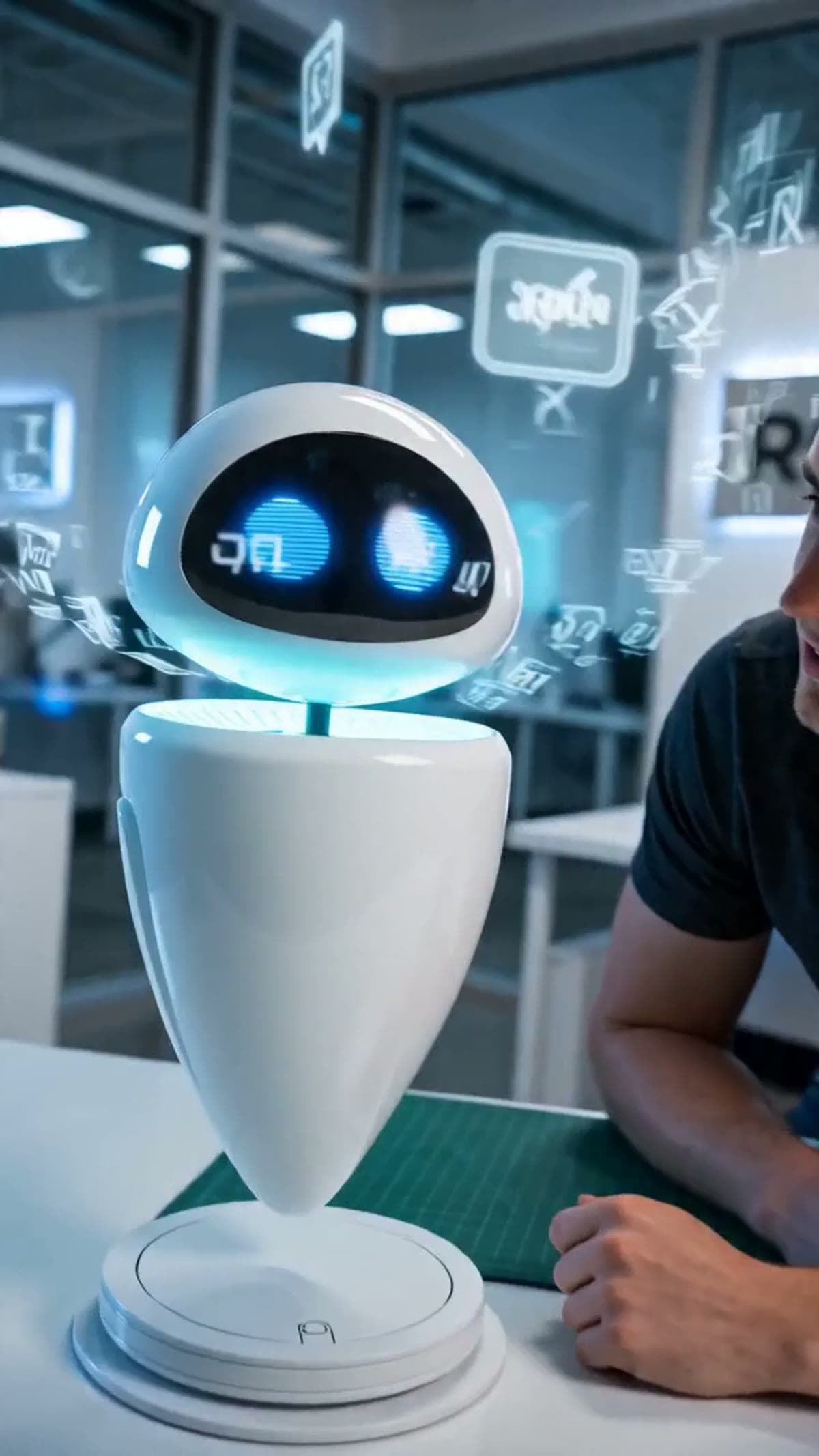 Desktop AI Companion Robot — Talks Back in 30+ Languages, Expressive Face | Robo Kits - view 3