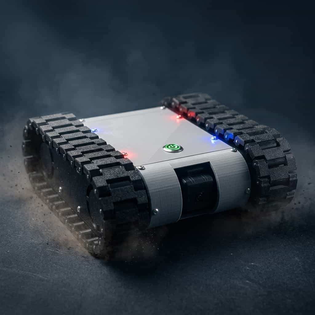 Crawler One — Tracked Tank Robot with AI Camera & Remote Control | Robo Kits